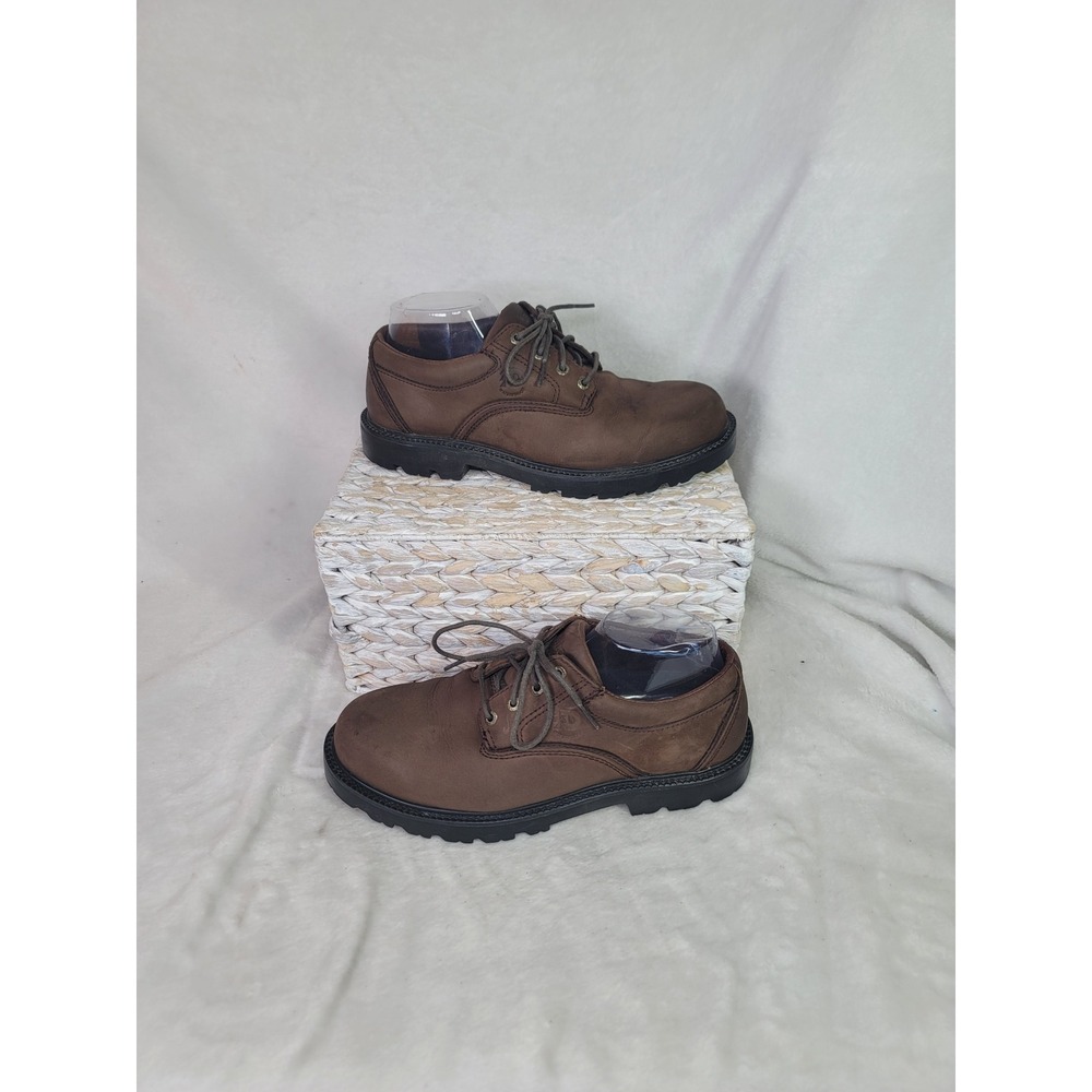 Dunham Ruggards Y2K New Balance Leather Oxfords Gorpcore Brown Grunge Size 8.5